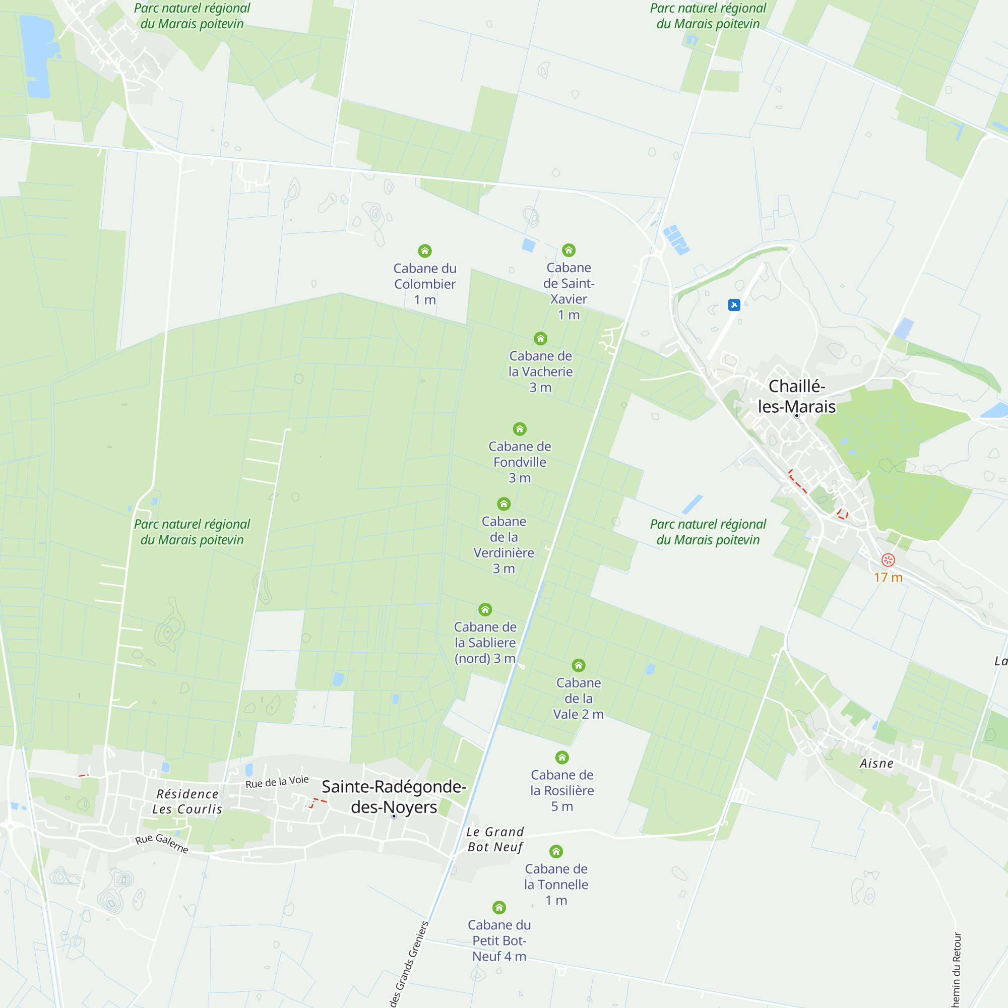 Cabane de la Verdinière map