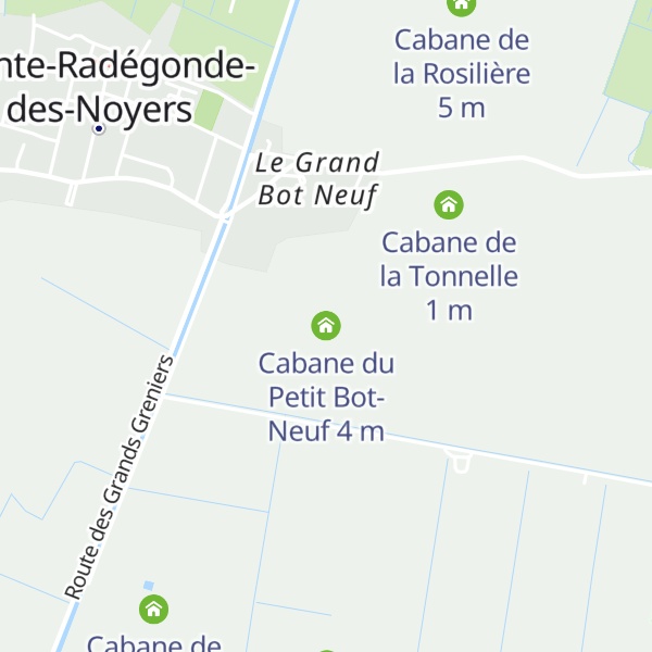 Map of Cabane du Petit Bot-Neuf