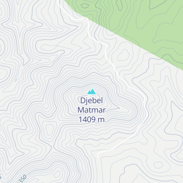 Map of Djebel Matmar