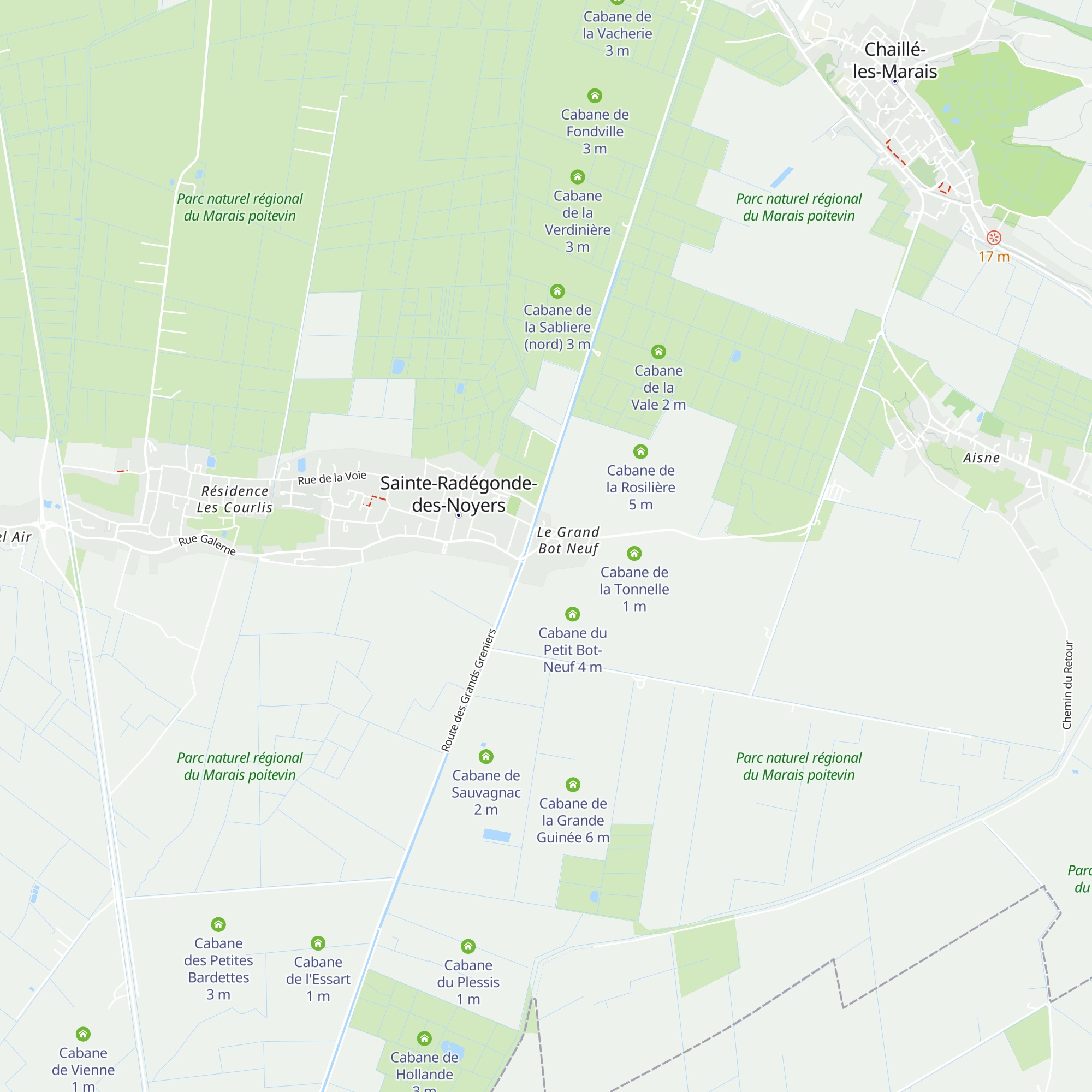 Cabane du Grand Bot Neuf map