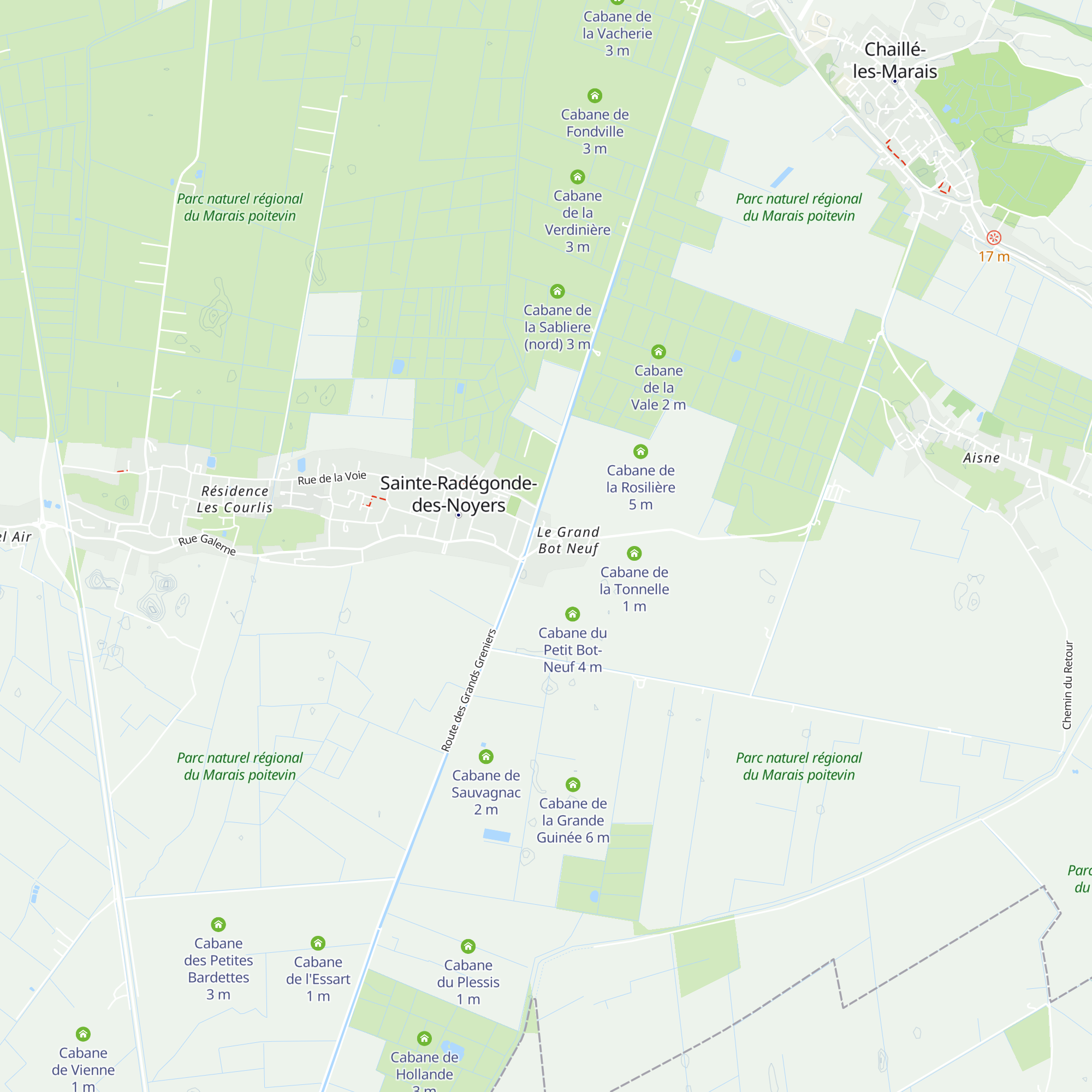 Cabane du Grand Bot Neuf map
