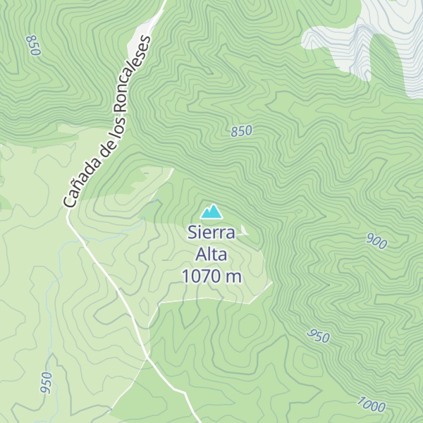 Map of Sierra Alta