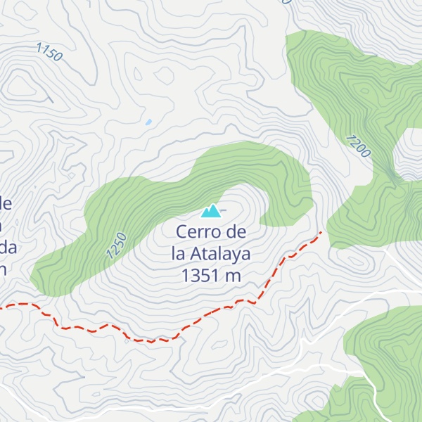 Map of Cerro de la Atalaya