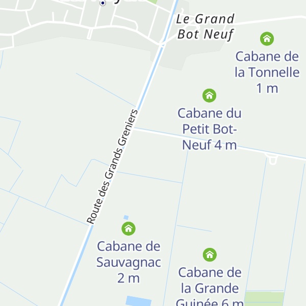 Map of Cabane de la Petite Guinée