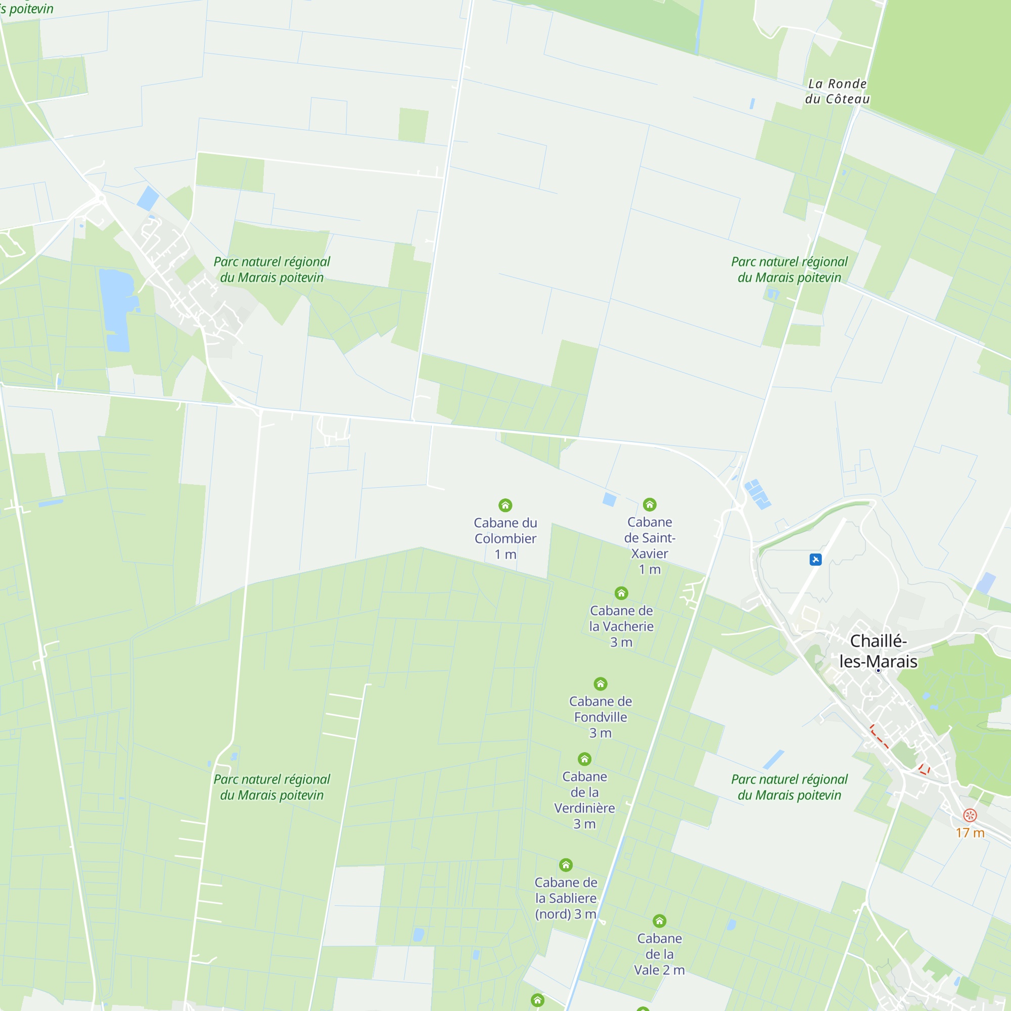 Cabane du Colombier map