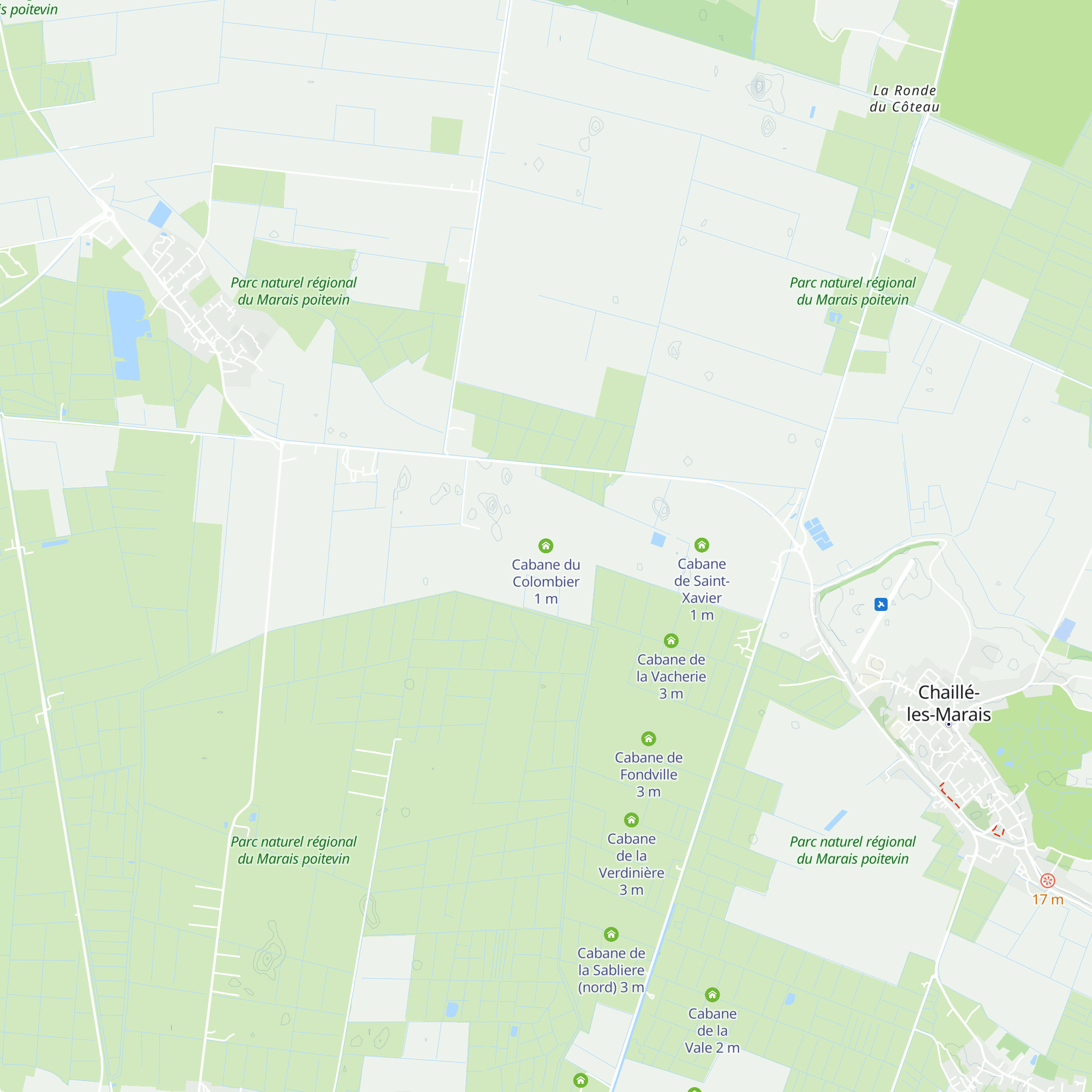 Cabane du Colombier map