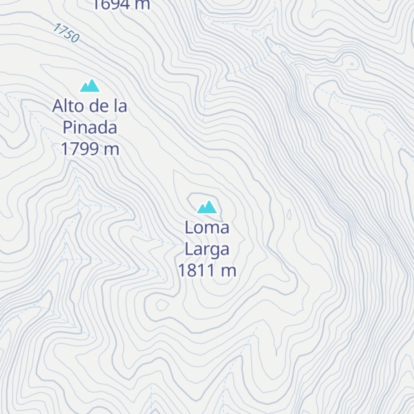 Map of Loma Larga