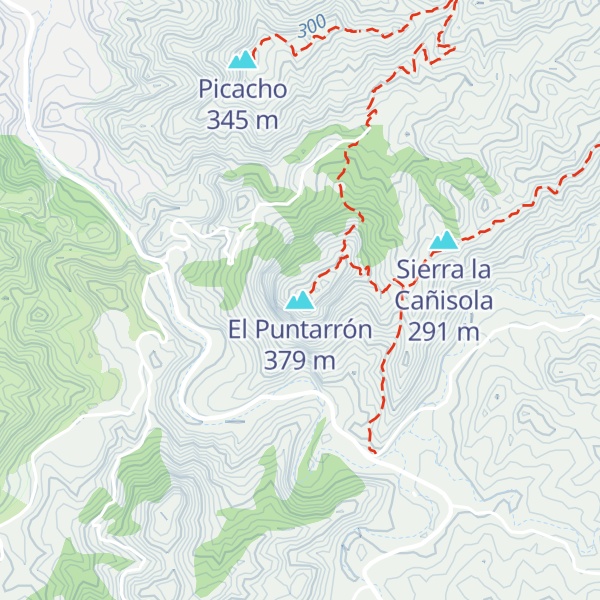 Map of El Puntarrón