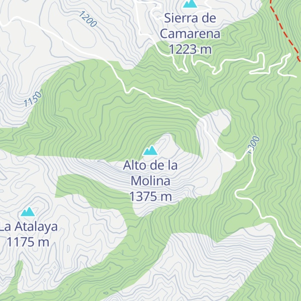 Map of Alto de la Molina