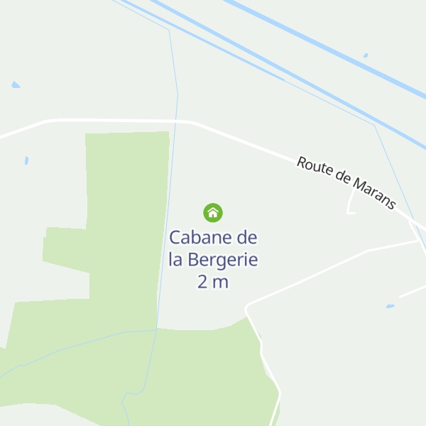 Map of Cabane de la Bergerie