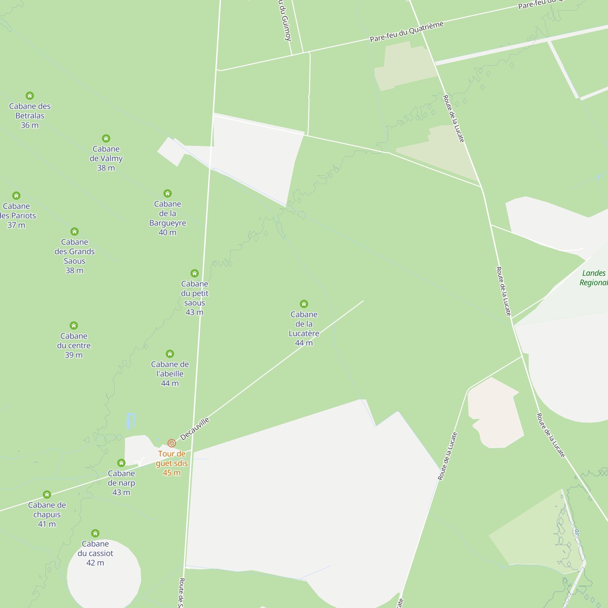 Cabane de la Lucatère map