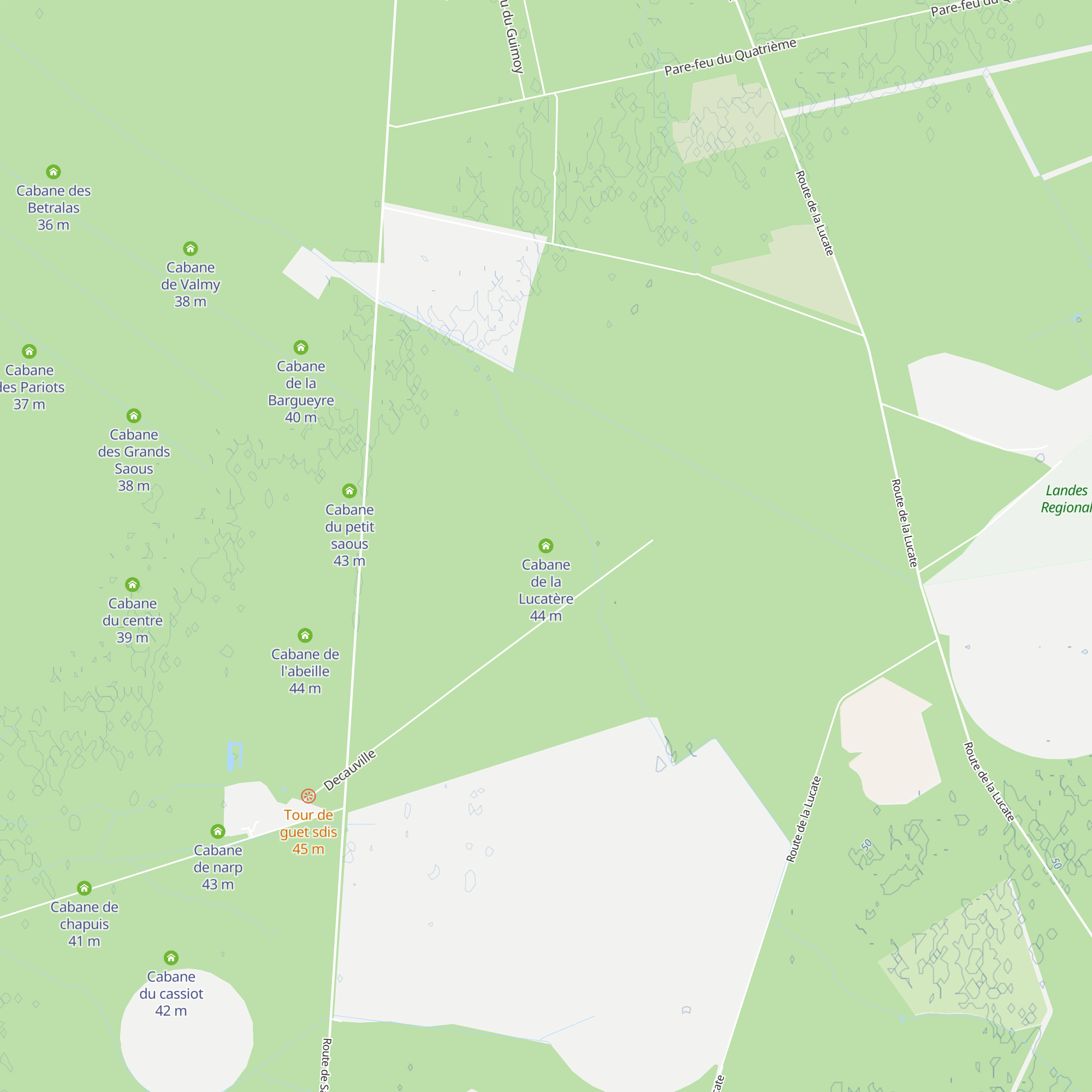 Cabane de la Lucatère map