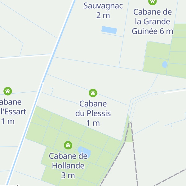 Map of Cabane du Plessis