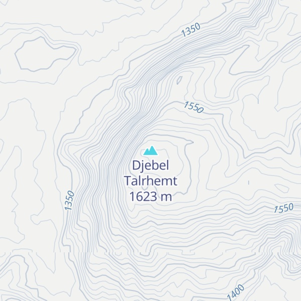 Map of Djebel Talrhemt
