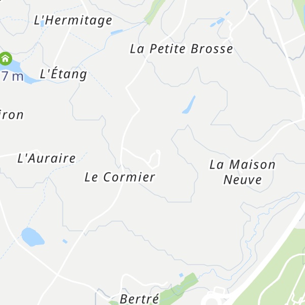 Map of Gîte Les Jardins du Prieuré