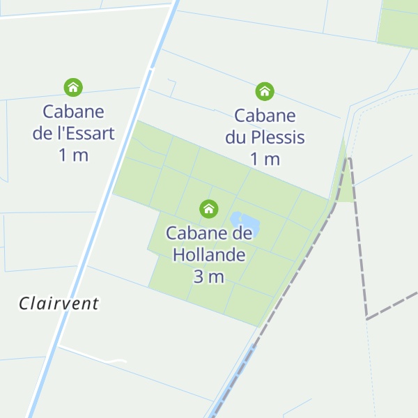 Map of Cabane de Hollande