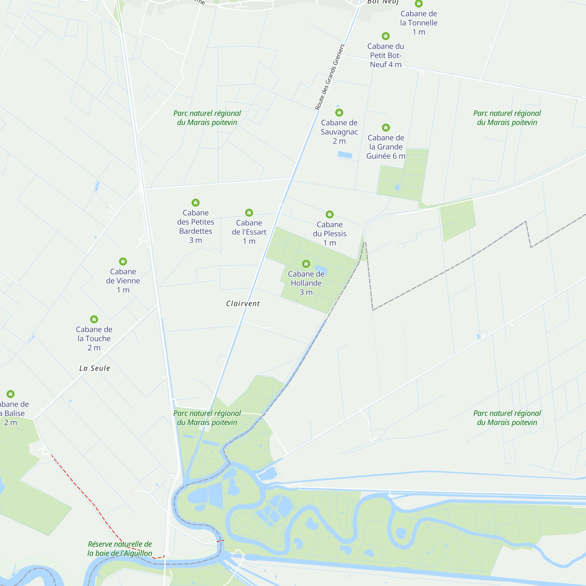 Cabane de Belle Demeure map
