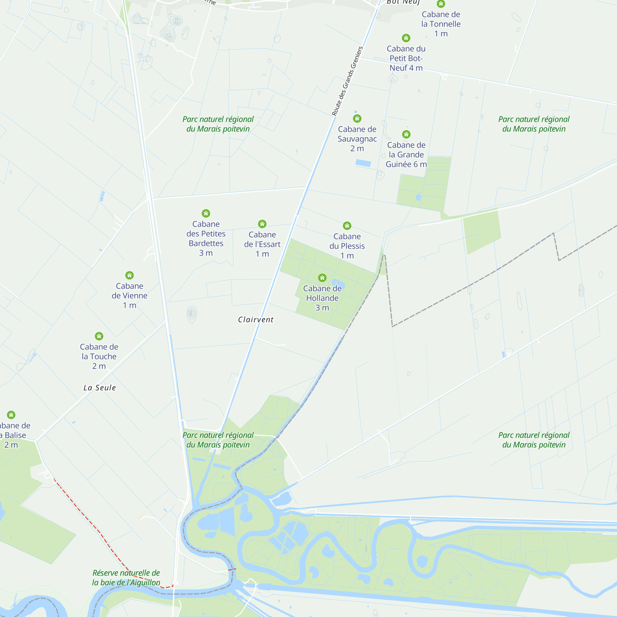 Cabane de Belle Demeure map