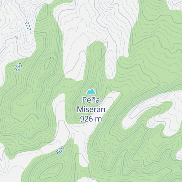Map of Peña Miserán