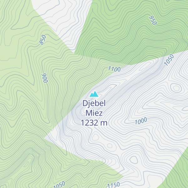 Map of Djebel Miez