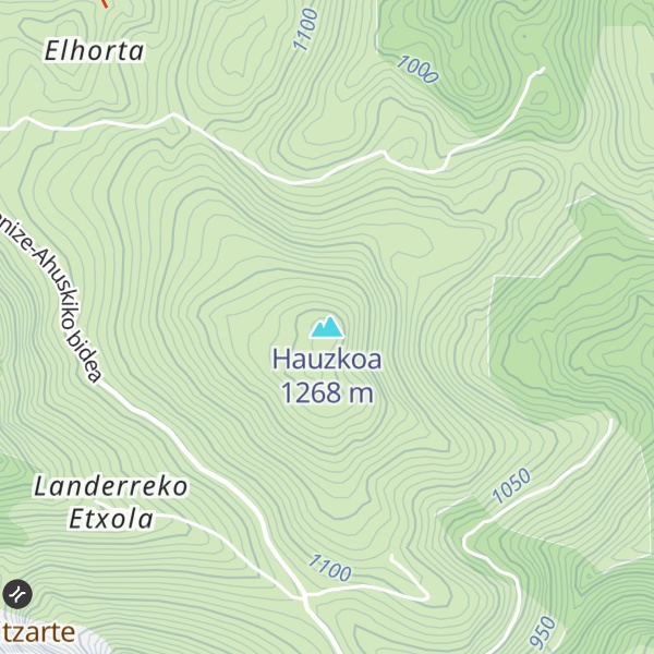 Map of Hauzkoa