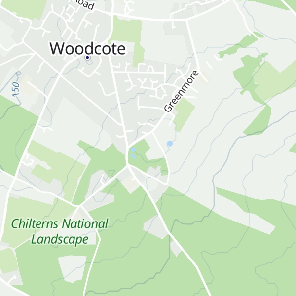Map of Greenmoor Hill
