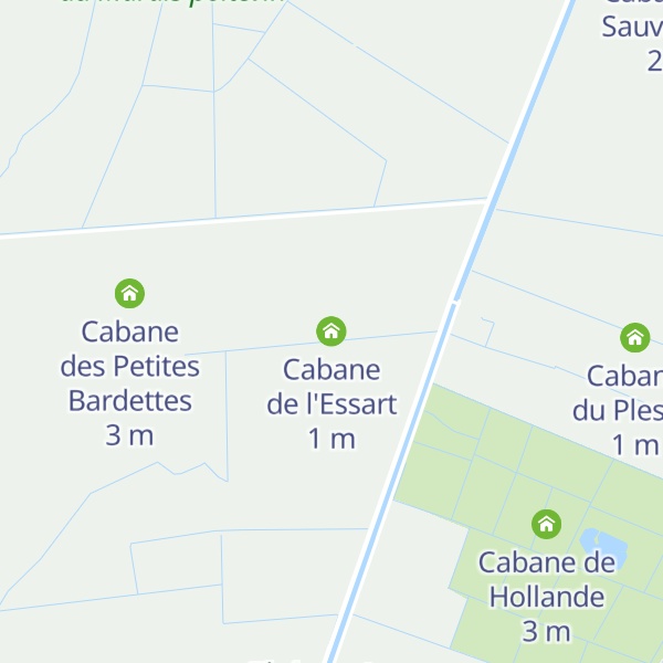 Map of Cabane de l'Essart