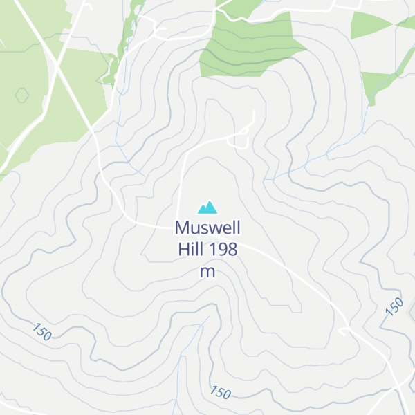 Map of Muswell Hill