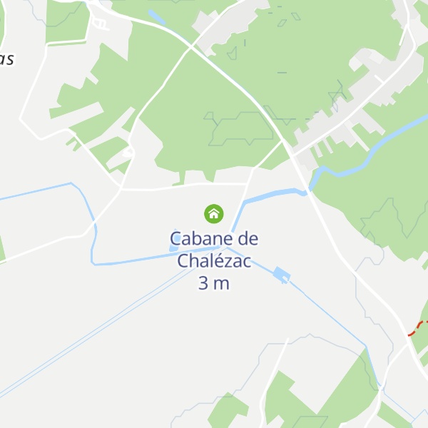 Map of Cabane de Chalézac