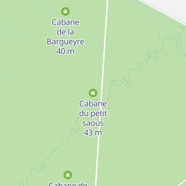 Map of Cabane du petit saous