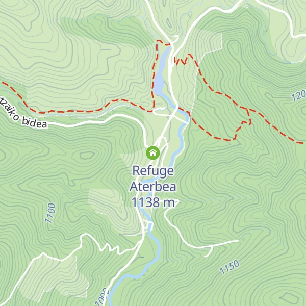 Map of Refuge Aterbea