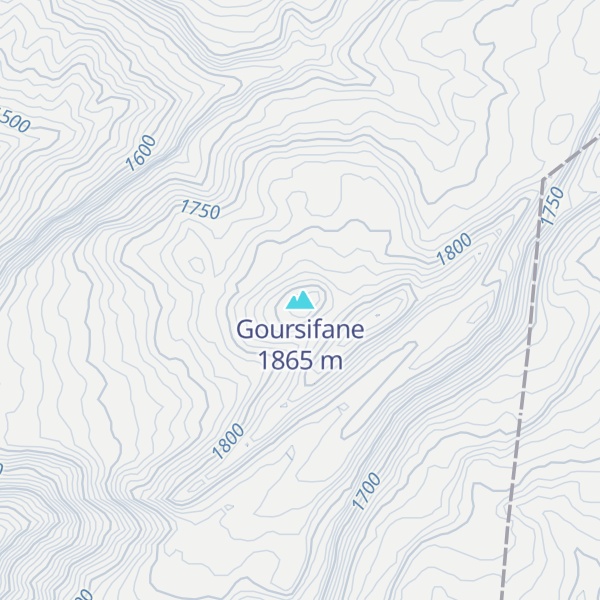 Map of Goursifane