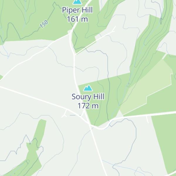 Map of Soury Hill