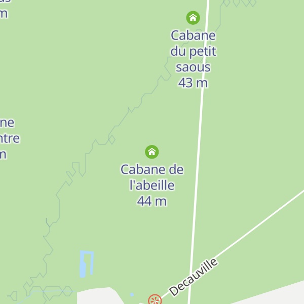 Map of Cabane de l'abeille