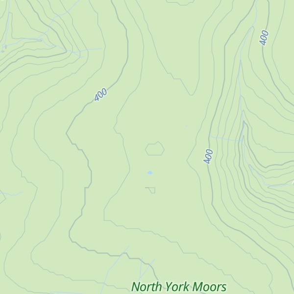 Map of Crook Staff Hill
