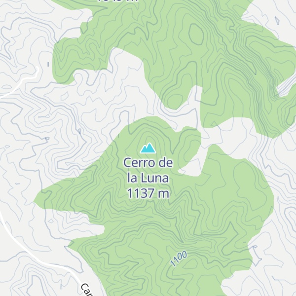 Map of Cerro de la Luna