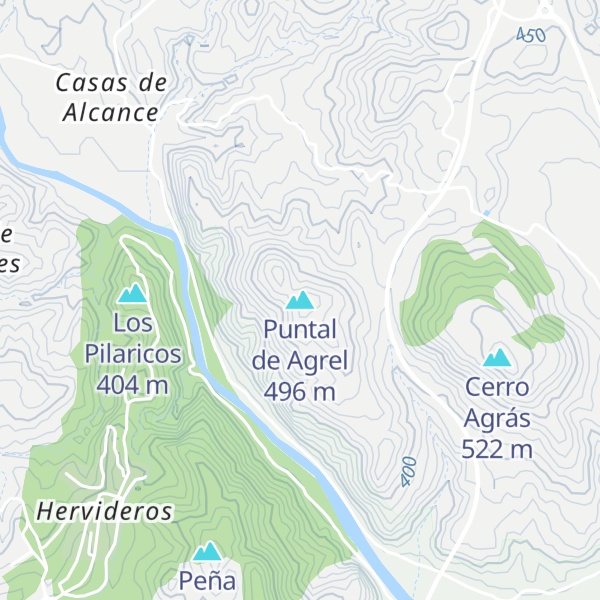 Map of Puntal de Agrel