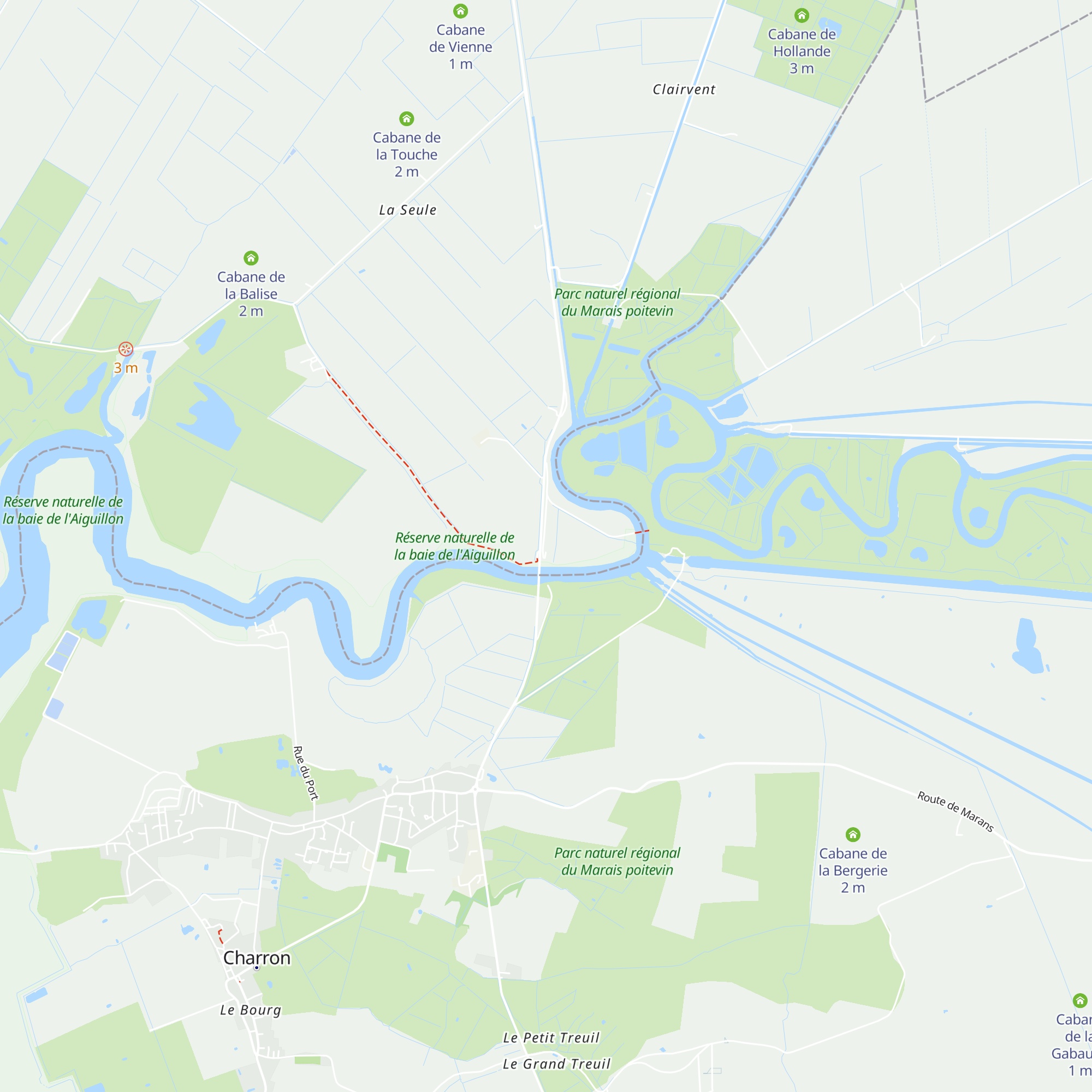 Cabane du Brault map