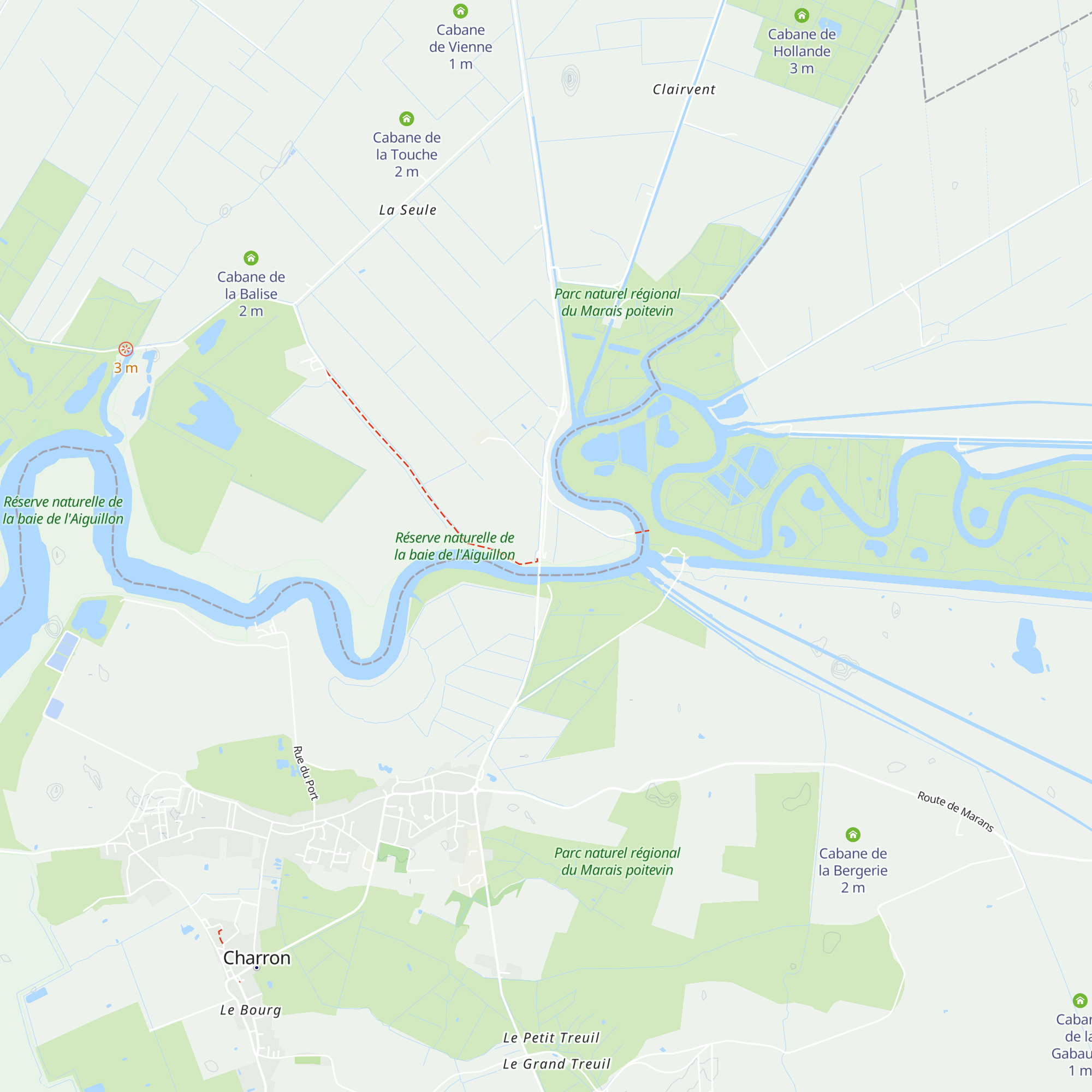 Cabane du Brault map