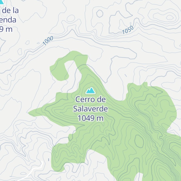 Map of Cerro de Salaverde