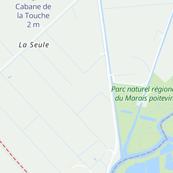 Map of Cabane de la Seule (sud)