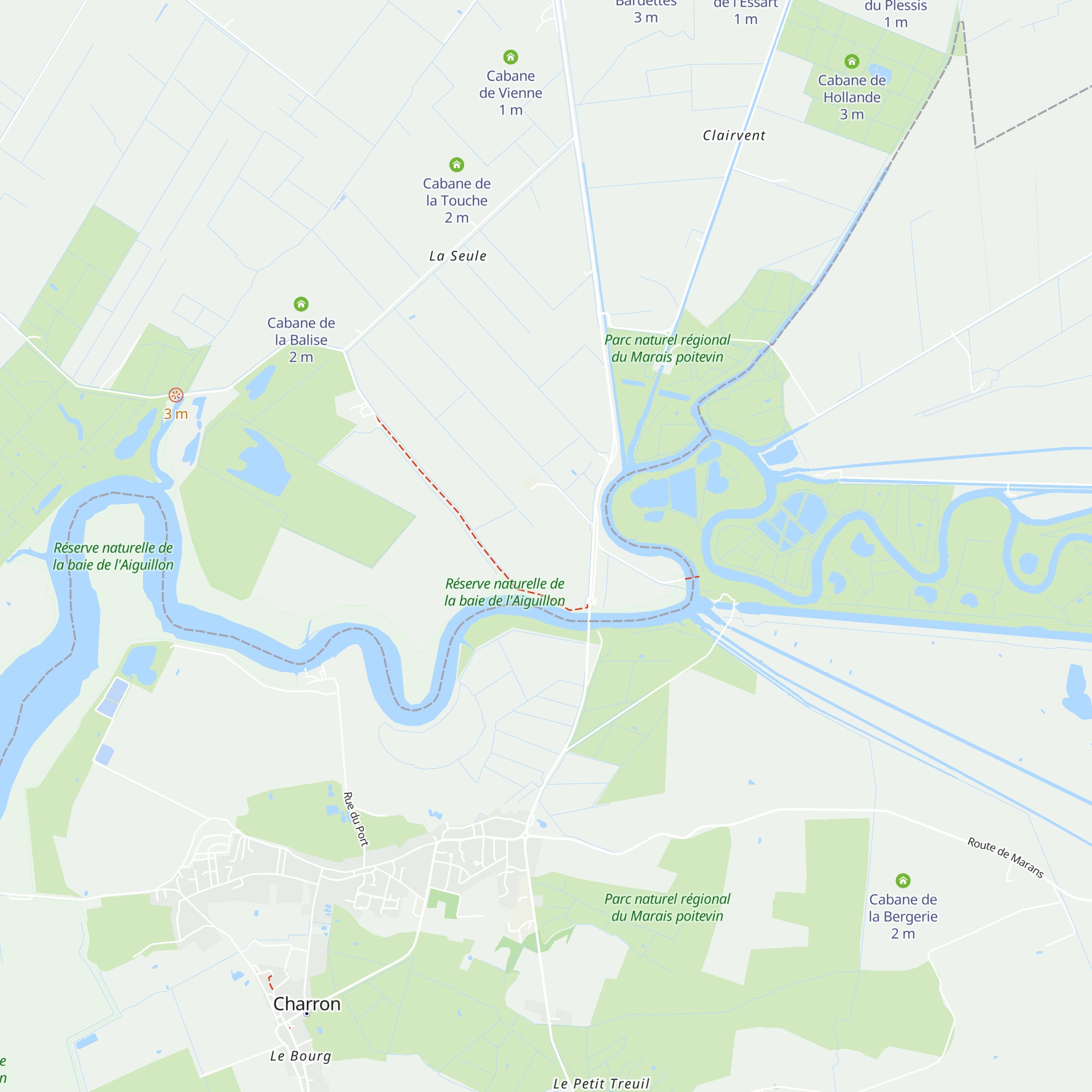 Cabane du Fort (sud) map