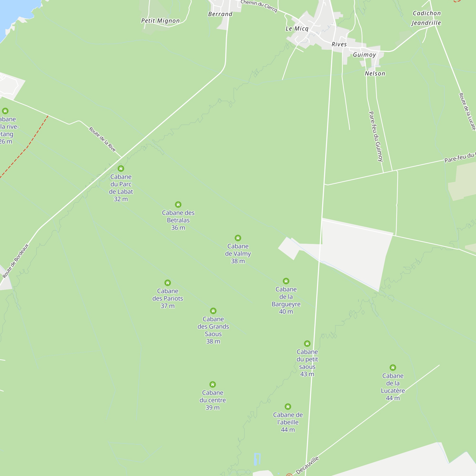 Cabane de Valmy map