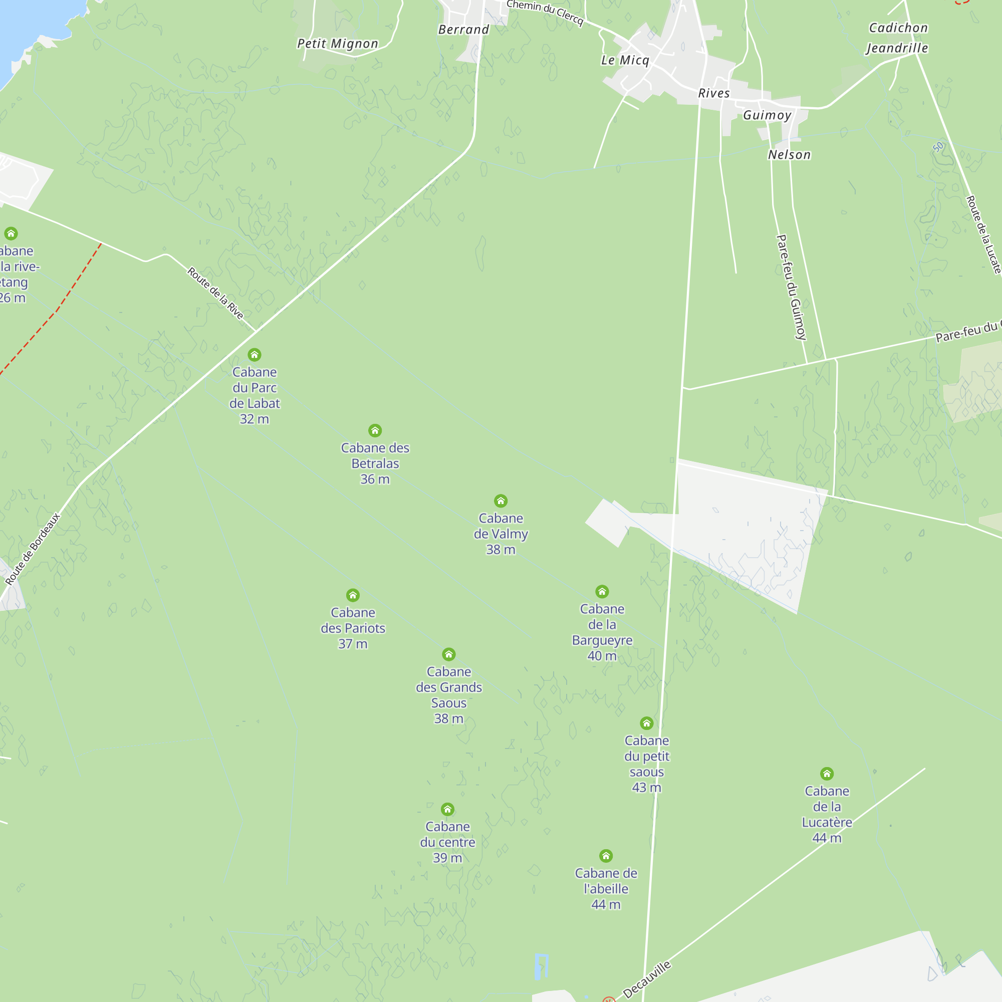 Cabane de Valmy map