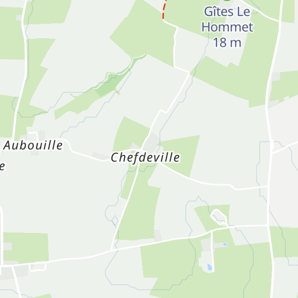 Map of Gîte Baie et Bocage