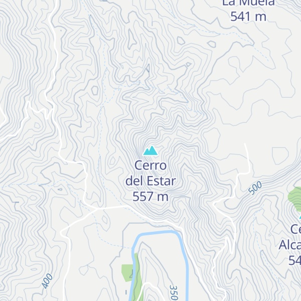 Map of Cerro del Estar