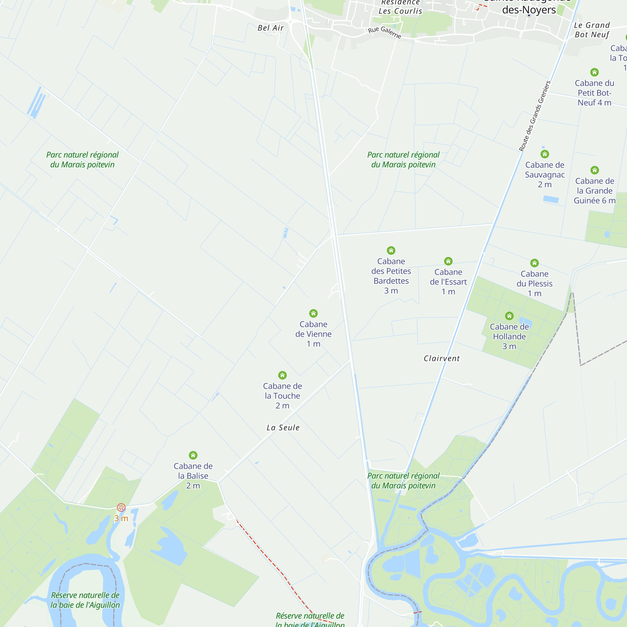 Cabane de Vienne map