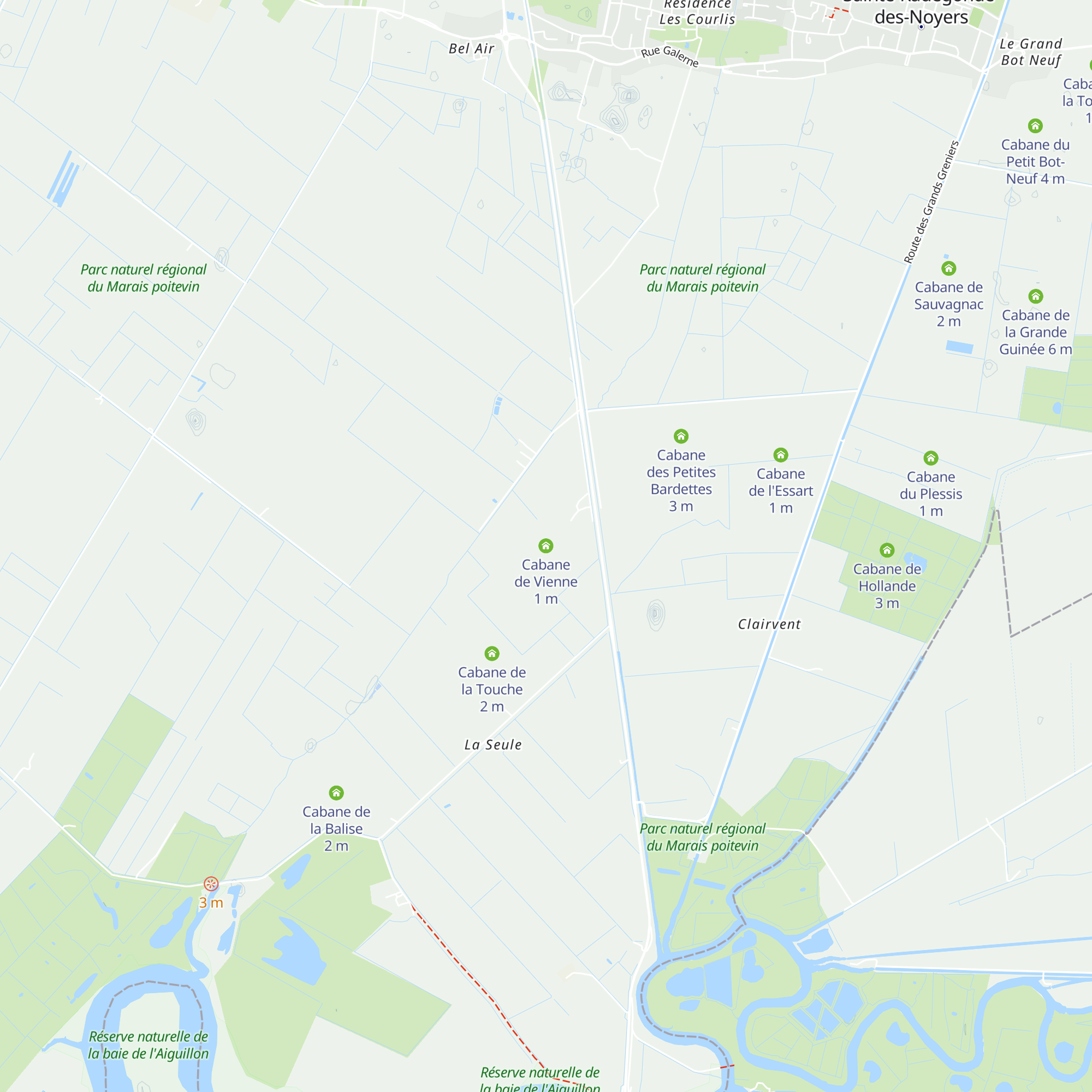 Cabane de Vienne map