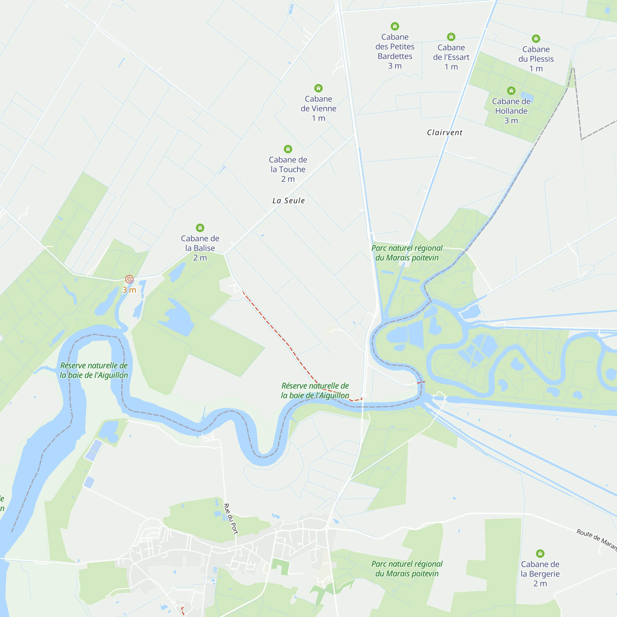 Cabane du Fort (nord) map