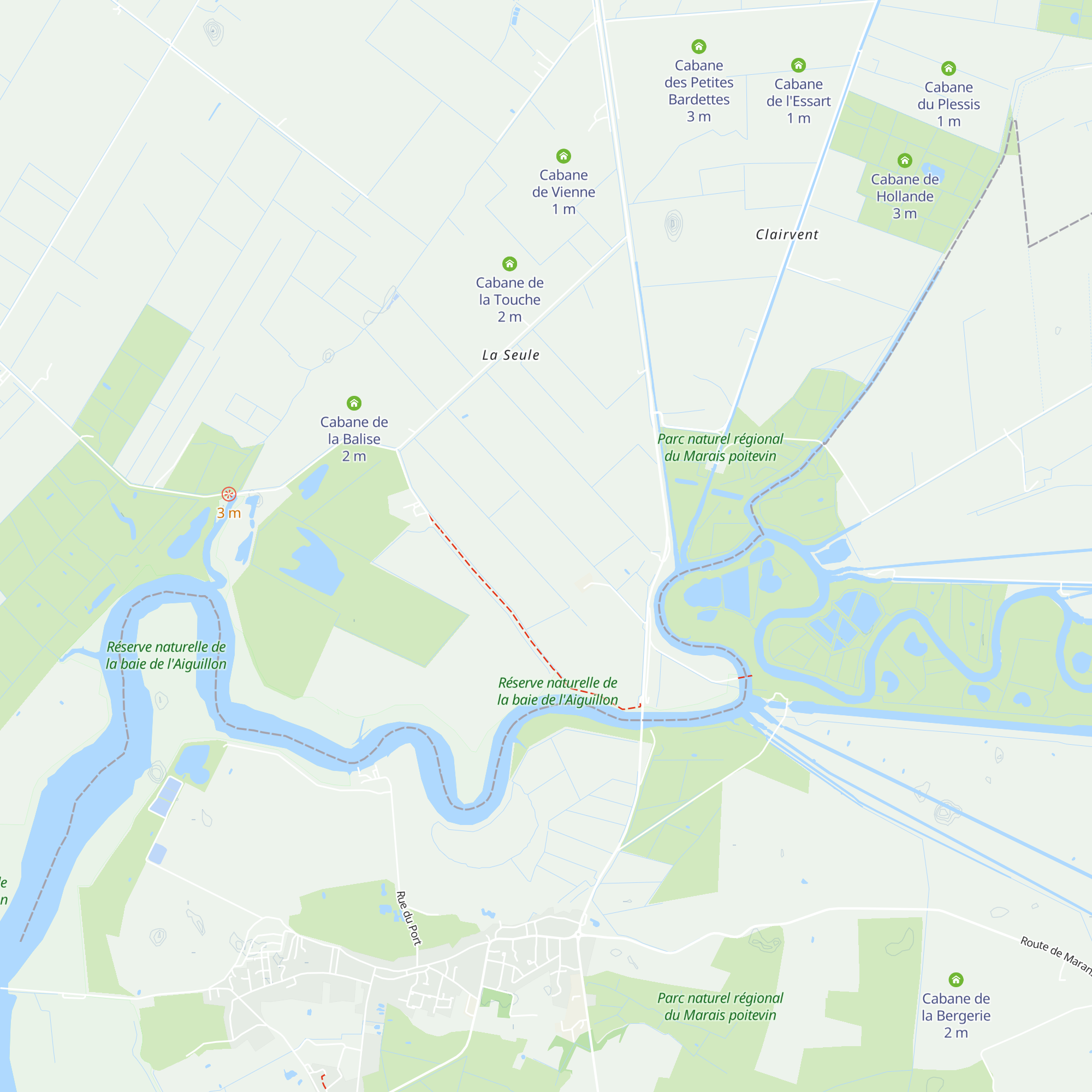 Cabane du Fort (nord) map